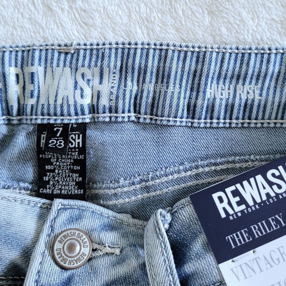 Rewash "The Riley" High Rise Shorts - NWT - Picture 4 of 12
